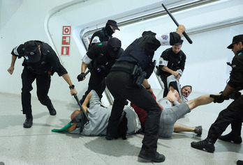 Imagen de «la única respuesta factible ante una situación de violencia», según Zupiria.