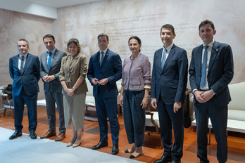 Los representantes de BBVA Research han sido recibidos en Lehendakaritza.