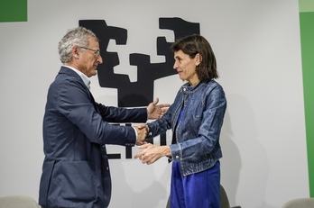 Nerea Melgosa eta Joxerra Bengoetxea, ostiral honetan, EHUko Bizkaia Aretoan