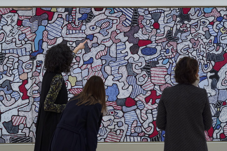 Bilboko Guggenheim museoak eskaini zion erakusketaren irudi bat.