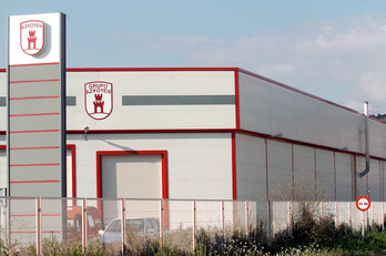 Instalaciones del Grupo Azkoyen en la localidad navarra de Azkoien. 