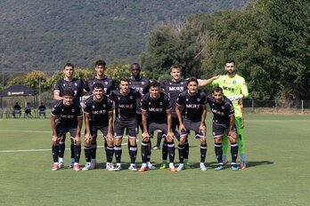 Once inicial que ha presentado Quiqua Sánchez Flores ante el Girona.