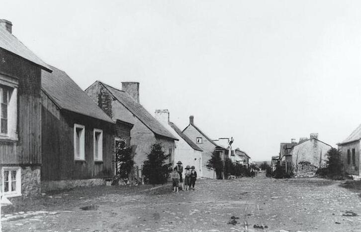 Kahnawake erreserbaren argazkia, 1910ean hartua.