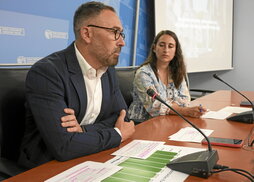 Denis Itxaso presentó ayer los datos de alquiler de la CAV.