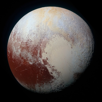 Plutonen irudia, New Horizons zundak lortua.