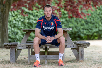 Jonathan Dubasin, desde la concentración rojilla en Norwich.