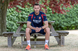 Jonathan Dubasin, desde la concentración rojilla en Norwich.