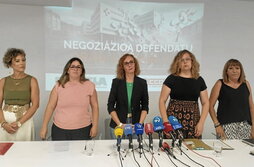 LAB, Satse, ELA, CCOO y UGT anunciaron movilizaciones en Osakidetza.