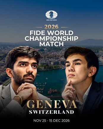 Gukesh y Sindarov se jugarán el título mundial en Ginebra.