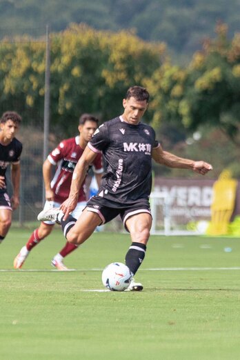 Lucas Boyé ha adelantado a los babazorros desde el punto de penalti.
