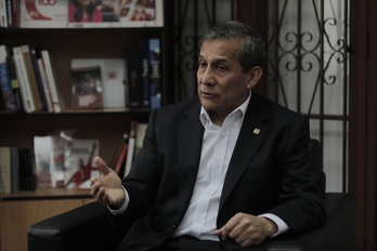 Humala, fotografiado en su época como presidente de Perú.