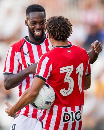 Iñaki Williams ha celebrado con un gol sus primeros minutos de pretemporada.