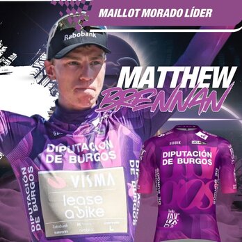 Matthew Brennan es el primer líder en Burgos.
