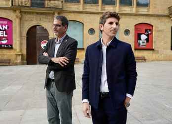 Goia e Insausti, el día en que el PNV procedió al cambio de alcalde.