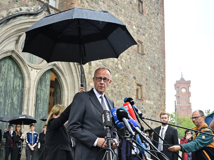 El canciller alemán, Friedrich Merz.