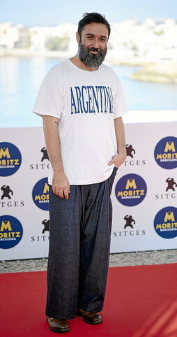 El director donostiarra Aritz Moreno, en una de sus visitas al Festival de Cine de Sitges.