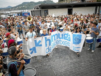 Manifestación de Sare en Donostia.