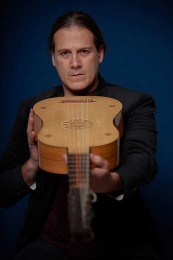 Manuel Minguillón, laudista y director de Collegium Musicum Madrid