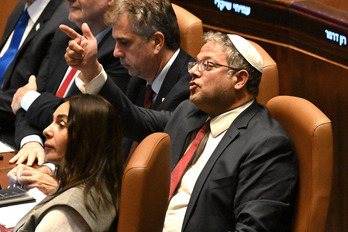 El ministro ultra Ben Gvir, en una imagen de archivo.