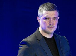 Ukrainako defentsa ministro ohi Mijailo Fedorov, NATOren bilera batean.