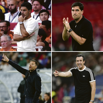 La Premier sigue confiando en los entrenadores vascos para algunos de sus banquillos más importantes.