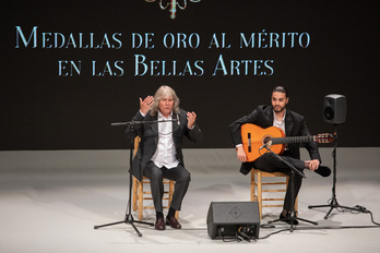 José Mercé, en la entrega de las Medallas de Oro 2026.
