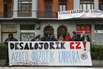 Imagen de archivo de una protesta contra Azora.