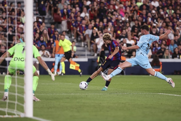 Un error grave de Laporte era aprovechado por Fermín para cerrar el partido.