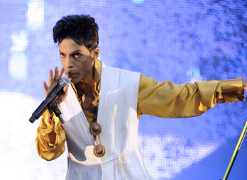 Prince, en un concierto en París en 2011.