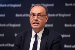 Andrew Bailey, gobernador del Banco de Inglaterra.