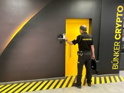 Un empleado de Prosegur, en una imagen de archivo.