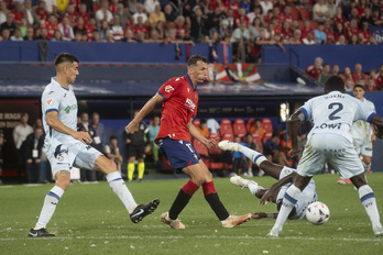 Una vez más, la efectividad de Budimir desde los once metros le ha dado los tres puntos a Osasuna.