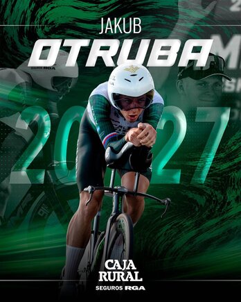 El checo Jakub Otruba ha convencido en dos años en las filas de Caja Rural.