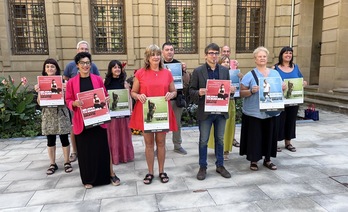 Presentación de la campaña ‘Euskara Ahora’, que fomenta el aprendizaje de esa lengua entre los adultos.