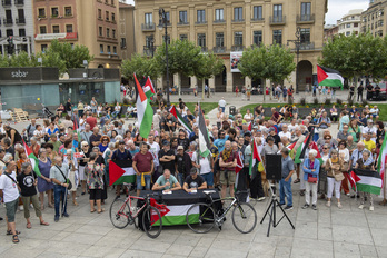 Acto celebrado este martes en Iruñea.
