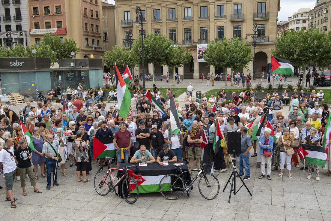 Acto celebrado este martes en Iruñea.