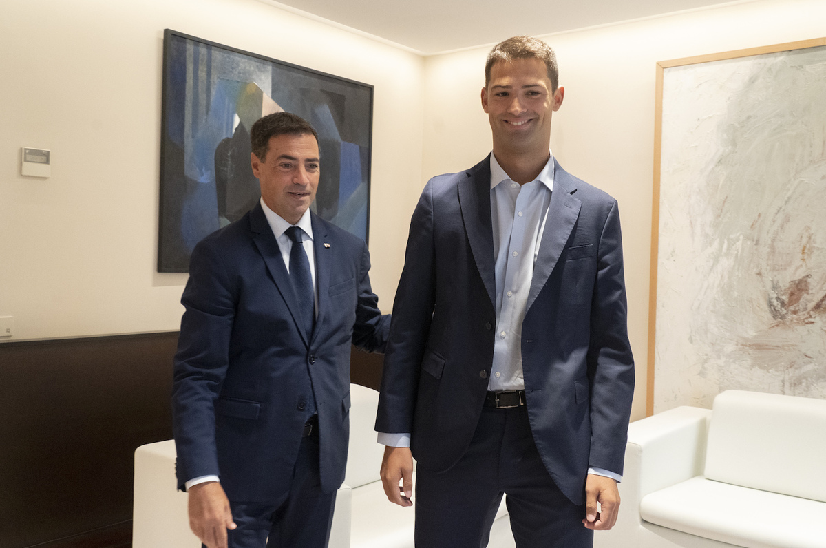Imanol Pradales y Joseba Díez Antxustegi. (Raúl BOGAJO/FOKU)