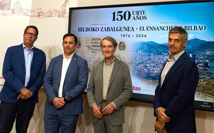 Bilboko Zabalgunearen proiektuaren 150. urteurreneko ekimenak aurkeztu ditu Udalak.