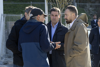 Denis Itxaso junto a Imanol Pradales en una imagen de archivo.