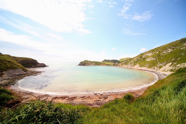 Lulworth Cove, una pequeña Concha junto a Bournemouth.