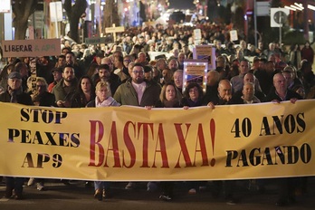 Manifestación en Vigo por el rescate de la AP-9.