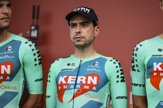 Ibon Ruiz, en la recién finalizada Vuelta.