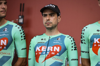 Ibon Ruiz, en la recién finalizada Vuelta.