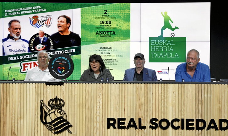 La presentación de la final tuvo lugar en Anoeta.