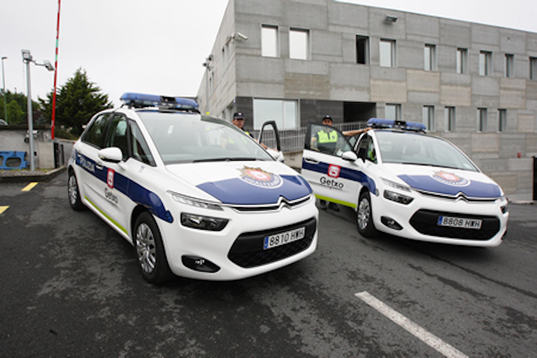 La Policía Local de Getxo redujo al hombre.