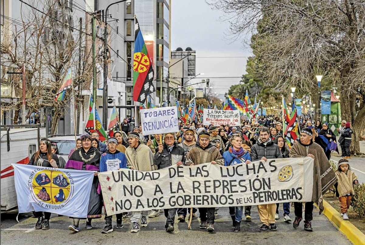 Protesta mapuche. Martín Álvarez - Antv_Nawel