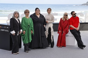 Photocall del elenco de ‘Mis muertos tristes’.