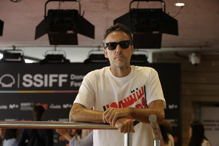 El cineasta donostiarra Koldo Almandoz.