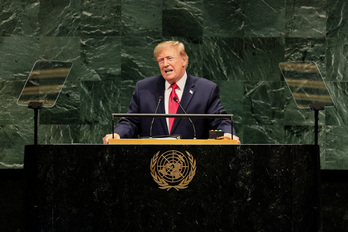  El presidente de EEUU, Donald Trump. 