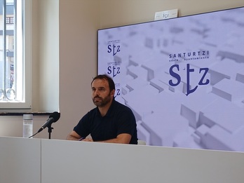 Imanol Urrutxua, concejal delegado de Seguridad Ciudadana.